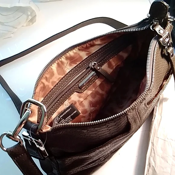 B.Makowsky Shoulder/Crossbody Bag Sz 12"X8"X3" - Picture 6 of 7